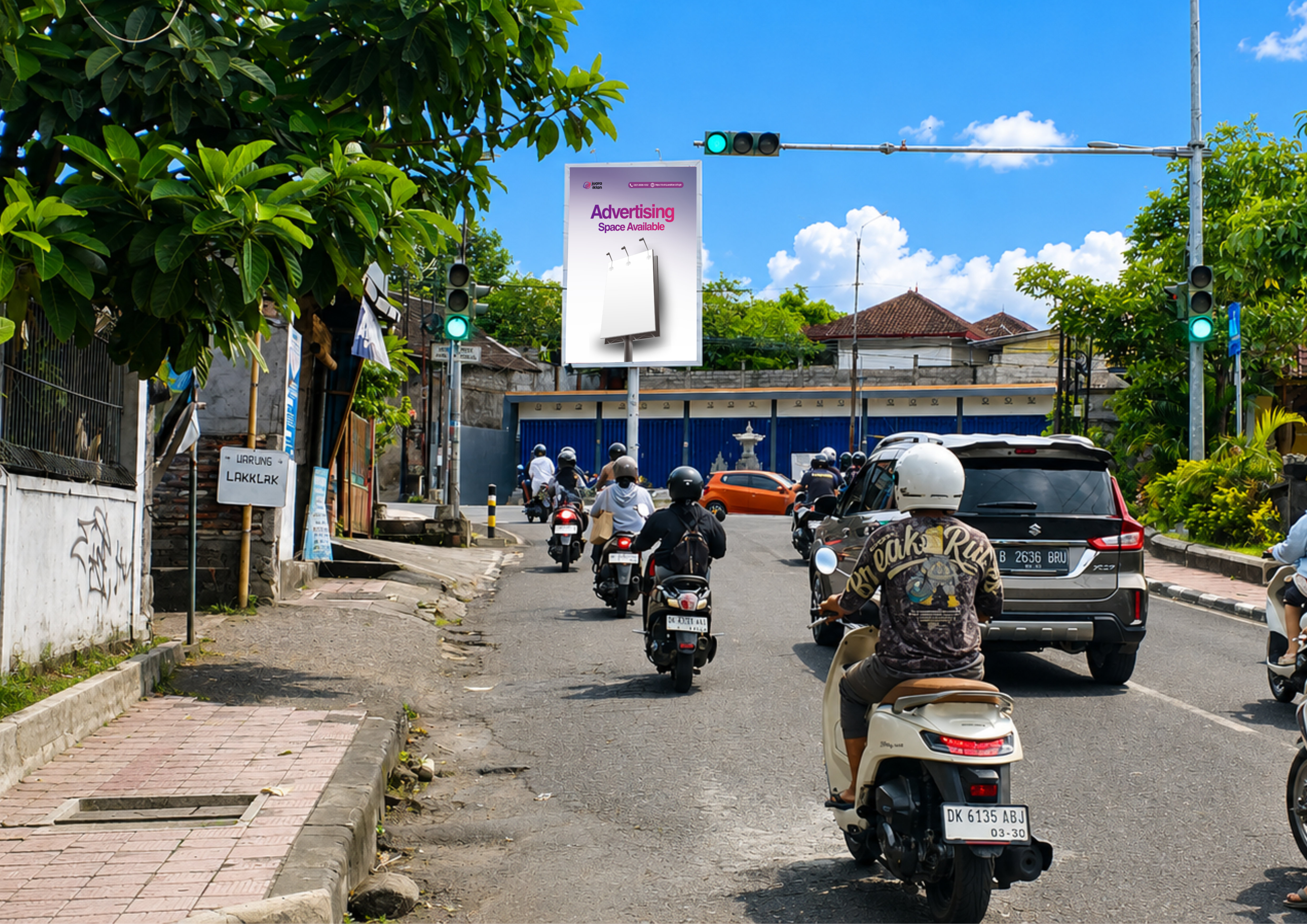 Jl. Gajah Mada Gempol Singaraja (depan toko)