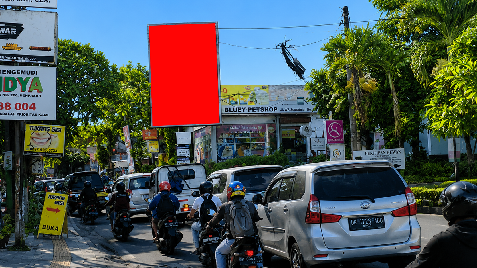 Jl. WR Supratman No.231 (Dekat Hotel Puri Bali)