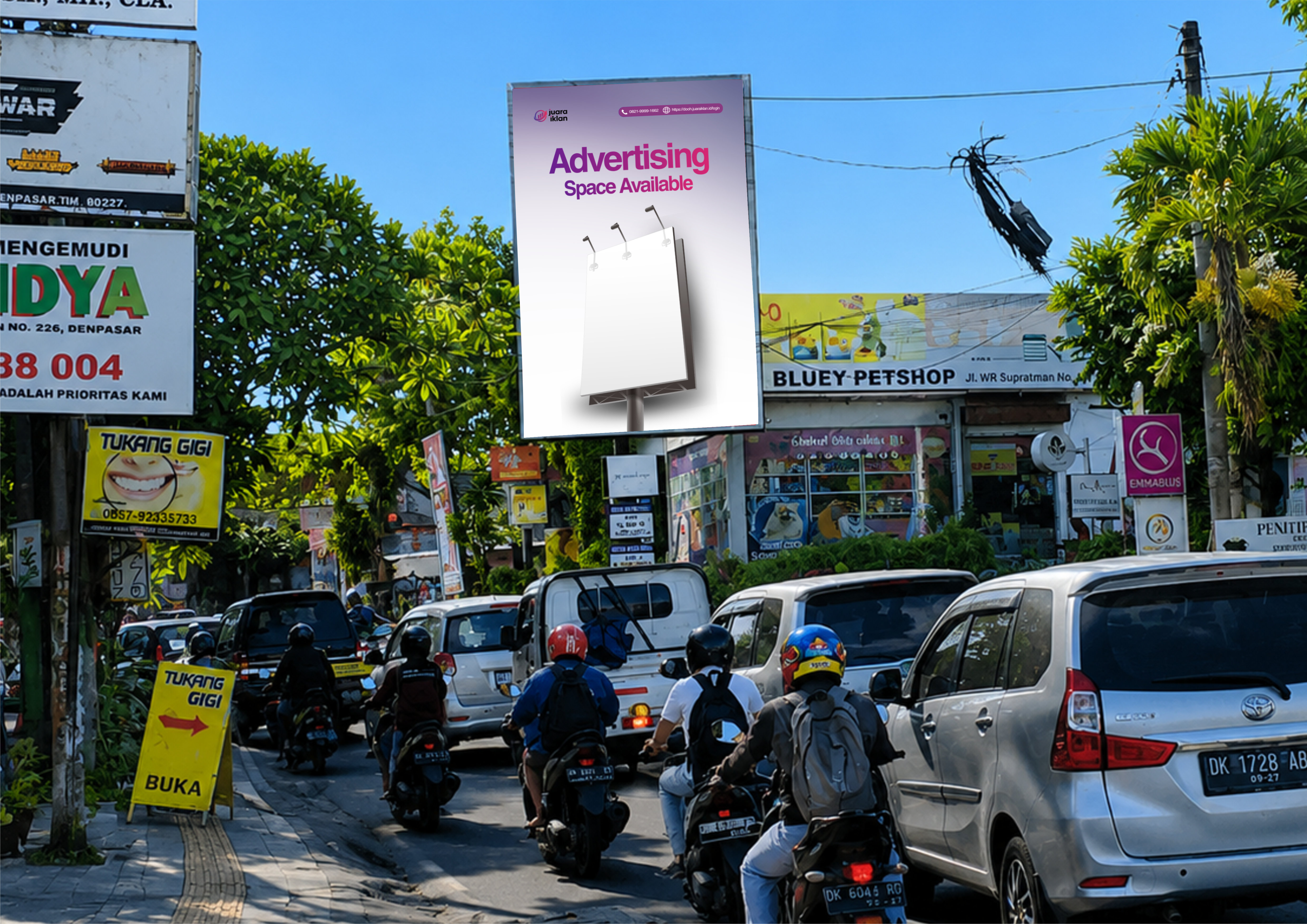 Jl. WR Supratman No.231 (Dekat Hotel Puri Bali)